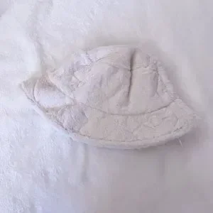 Prada | Accessories | Ivory Shearling Fluffy Bucket Hat